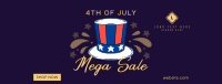 Festive Sale for 4th of July Facebook Cover