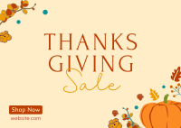 Thanksgiving Sale Postcard example 4