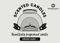 Fragranced Candles Postcard Image Preview