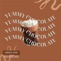 Say it with chocolate Linkedin Post Design