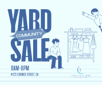 Community Yard Sale Facebook Post