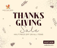 Thanksgiving Sale Facebook Post