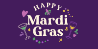 Mardi Gras Toast Twitter Post