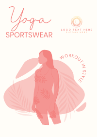 Yoga Sportswear Poster