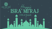 Isra' Mi'raj Spiritual Night Animation