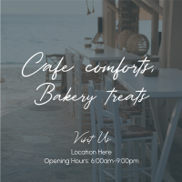 Relaxing Beach Cafe Instagram Post Design