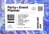 Fun Party Planner Postcard