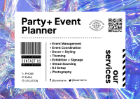 Fun Party Planner Postcard Image Preview