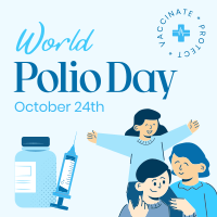 World Polio Day Instagram Post example 1