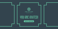 Art Deco Invitation Twitter Post