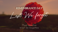 Remember Their Sacrifice Animation