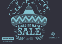 Cinco De Mayo Sale Postcard Design