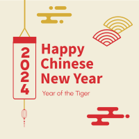 Chinese New Year Elements Instagram Post Image Preview