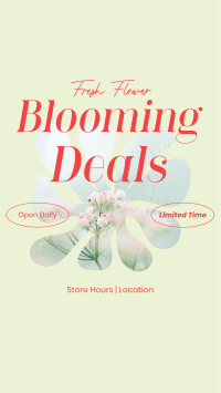 Fresh Flower Deals Instagram Story