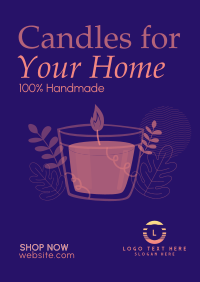 Home Candle Poster