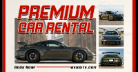 Luxury Car Rental Facebook Ad