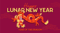 Lunar Year Chinese Dragon Facebook Event Cover