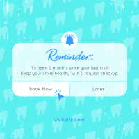 Dental Checkup Reminder Instagram Post
