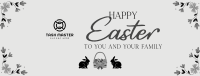 Easter Bunny Facebook Cover Image Preview