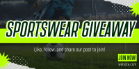 Sportswear Giveaway Twitter Post