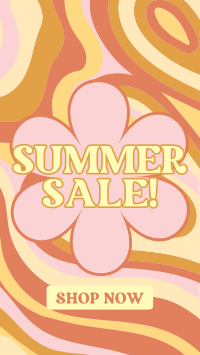 Groovy Summer Sale Facebook Story