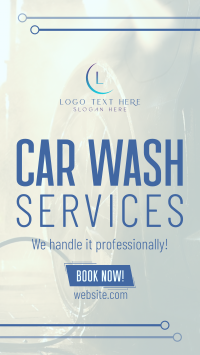 Car Wash Services Facebook Story