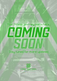 Coming Soon Fitness Gym Teaser Poster