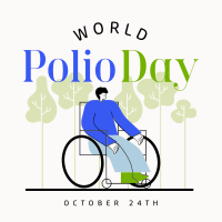 Road to A Polio Free World Instagram Post Design