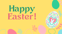 Eggs and Flowers Easter Greeting YouTube Video