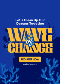 Ocean Cleanup Movement  Flyer