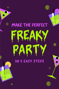 Freaky Party Pinterest Pin Image Preview