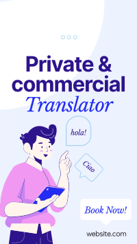 Translator for Hire Facebook Story