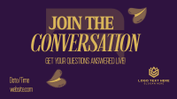 Q&A Join Now Animation