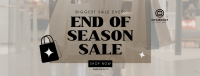 End of Season Shopping Facebook Cover Image Preview