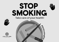 Smoking Habit Prevention Postcard