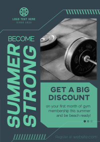 Summer Fitness Promo Poster