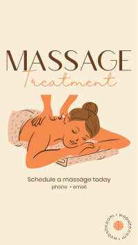 Best Massage Treatment Facebook Story