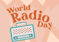 Radio Day Celebration Postcard