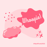 Whoopie April Fools Instagram Post