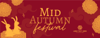 Bunny Mid Autumn Festival Facebook Cover