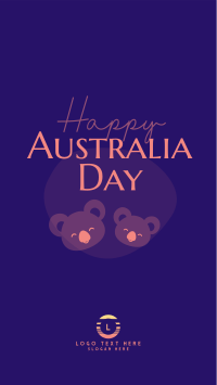 Happy Australia Day Facebook Story