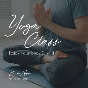 Join Yoga Class Instagram Post Image Preview