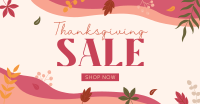 Thanksgiving Falling Leaves Facebook Ad