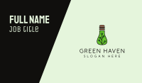 Green Eco Bulb Business Card Image Preview