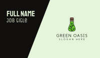 Green Eco Bulb Business Card Image Preview
