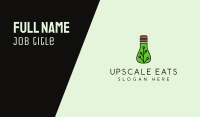 Green Eco Bulb Business Card Image Preview