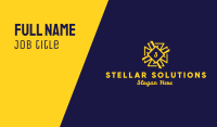 Decorative Star Lettermark Business Card Image Preview