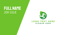 Green Vegetable Business Card example 3