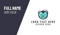 Cat Gaming Console Mascot Business Card