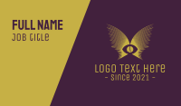 Golden Eye Wings Business Card